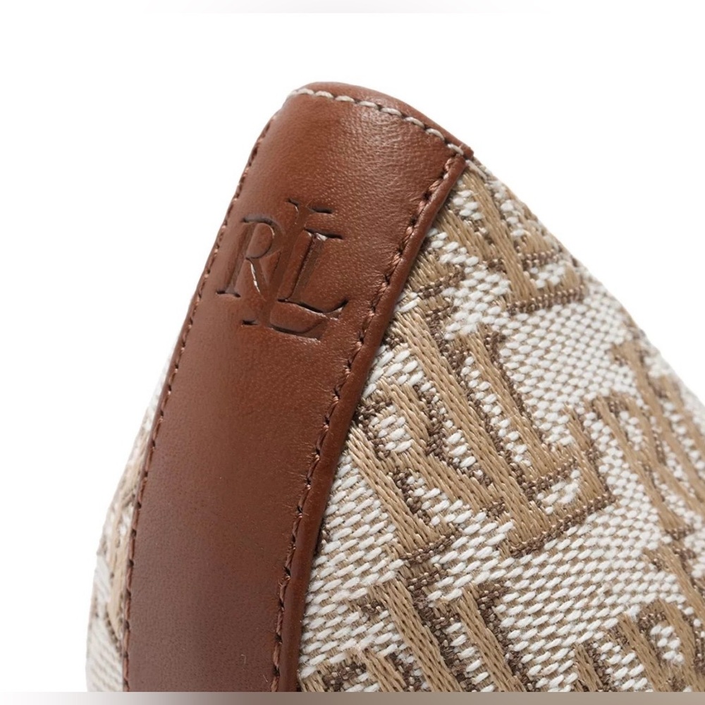 RALPH LAUREN Women's Brown and Cream Pumps - Picture 8 of 17